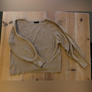 Ann Taylor Sweater-Like Material Puff Sleeve Blouse. Size XL. Gently Worn.